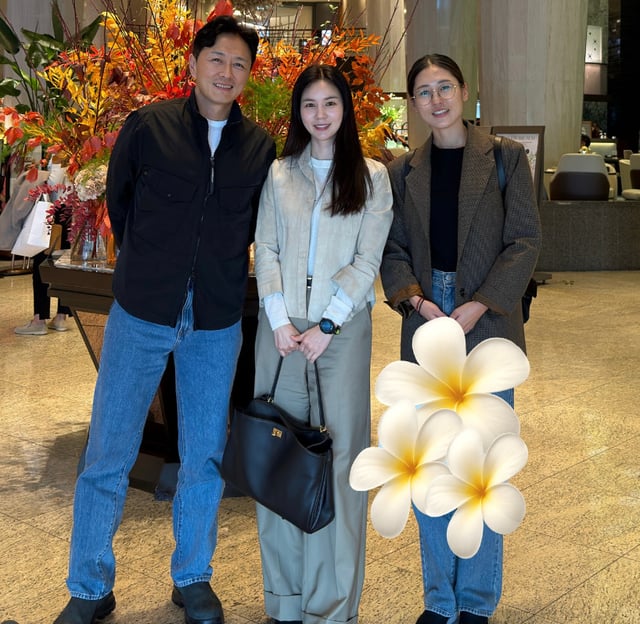 진태현, 박시은 부부, 최경선 선수 /사진=인스타그램