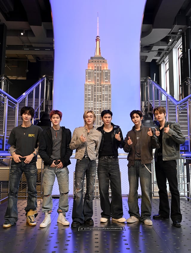 라이즈 미국 뉴욕 엠파이어 스테이트 빌딩 점등식 현장 이미지 / ⓒ Empire State Building)