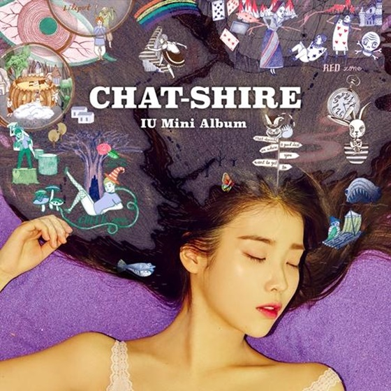 아이유의 '챗셔' 앨범 재킷/사진=로엔트리 제공
