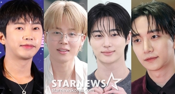 임영웅, 지민, 변우석, 이준호 / 사진=스타뉴스