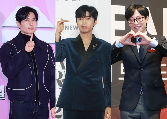 엄태구, 임영웅, 유재석(왼쪽부터) /사진=스타뉴스