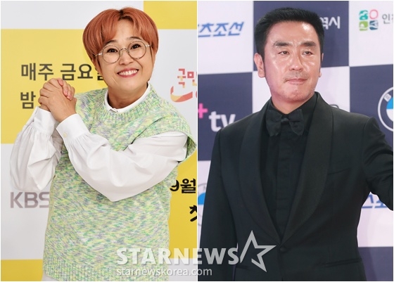 송은이(왼쪽), 류승룡/사진=KBS Joy, 스타뉴스