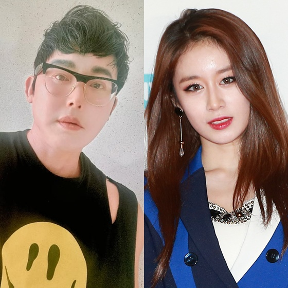황재근(왼쪽)과 지연 /사진=황재근 SNS, 스타뉴스 