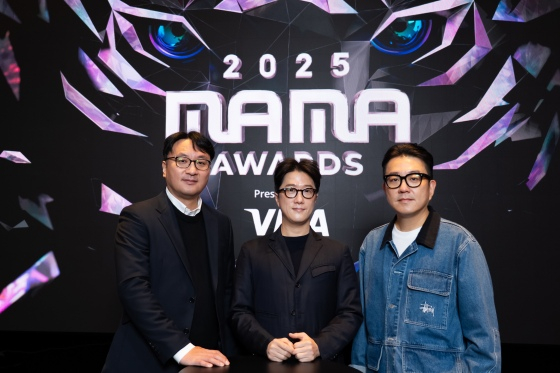 (왼쪽부터) 박찬욱 사업부장, 마두식 PD, 이영주 PD /사진제=CJ ENM