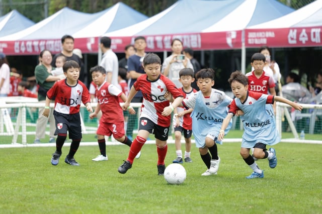K리그 퓨처스 축구 페스티벌 경기 모습. /사진=한국프로축구연맹 제공