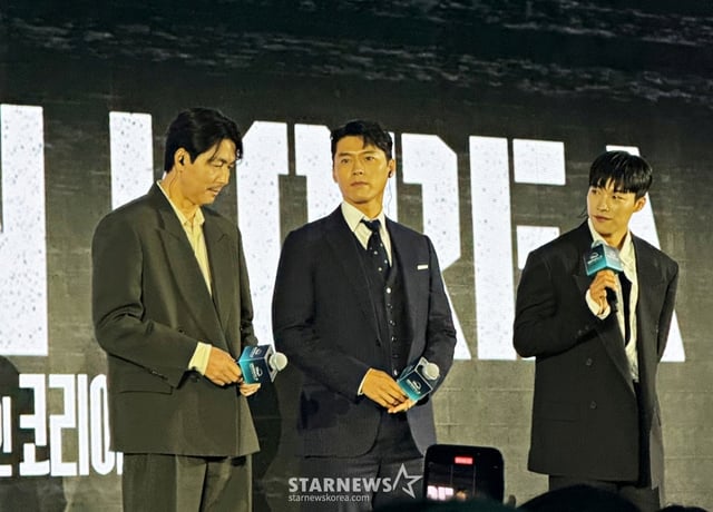 정우성 현빈 우도환 / 사진=김나연 기자