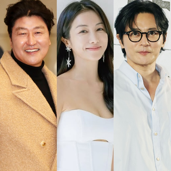 송강호(왼쪽부터), 김옥빈, 장동건 /사진=스타뉴스