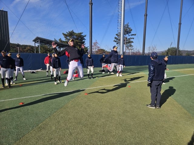 2025 KBO Next-Level Training Camp 훈련 장면. /사진=KBO 제공
