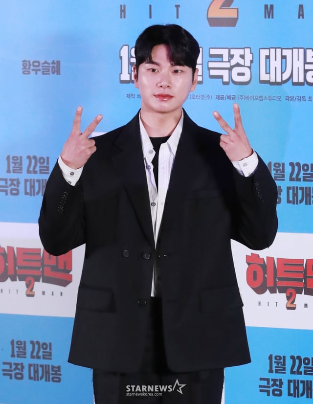 배우 이이경이 15일 오후 서울 CGV용산아이파크몰에서 진행된 영화 '히트맨2' 언론배급시사회 및 기자간담회에 참석해 포즈를 취하고 있다. /2025.01.15 /사진=이동훈 photoguy@