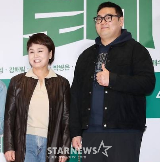 이경실, 손보승 모자 /사진=스타뉴스