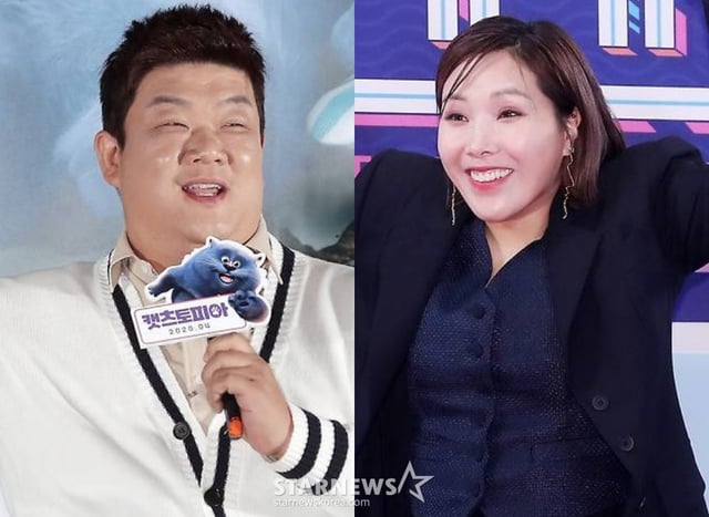 코미디언 유민상(왼쪽), 신봉선 /사진=스타뉴스