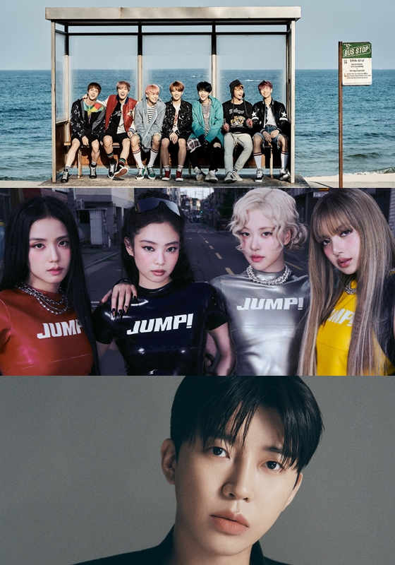 방탄소년단, 블랙핑크, 임영웅(위부터) /사진=빅히트뮤직, YG엔터테인먼트, 물고기뮤직 