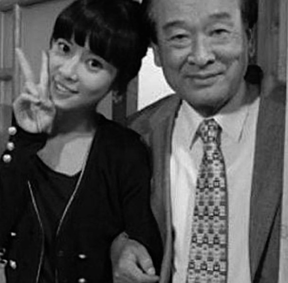 배우 황정음, 고 이순재 /사진=인스타그램