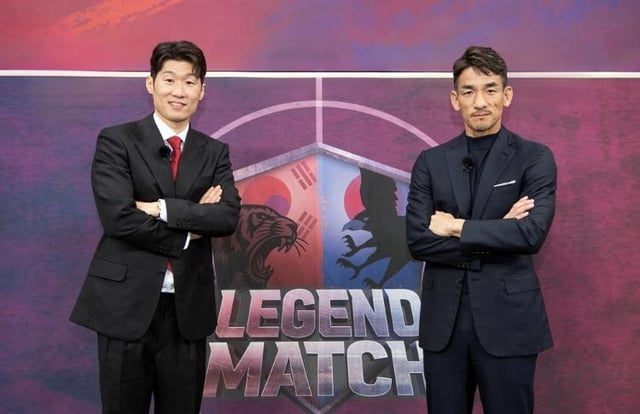 왼쪽부터 박지성, 나카타 히데토시 /사진= SBS '골 때리는 녀석들 - 레전드 한일전'