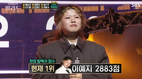 /사진= SBS 예능 프로그램 '우리들의 발라드'