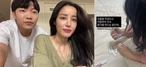 최고기와 유깻잎, 두 사람의 딸/사진=최고기 채널