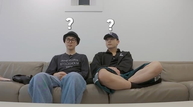 왼쪽부터 지민, 정국 /사진=디즈니+ '이게 맞아?!'