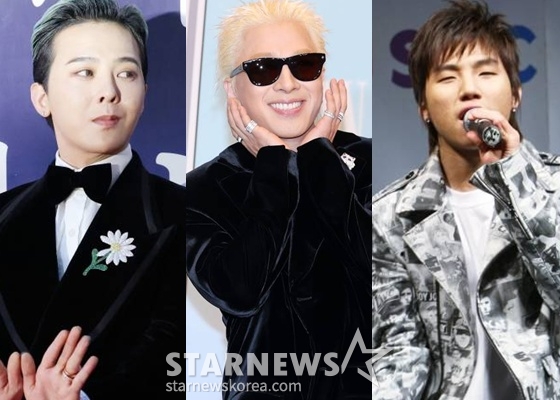 지드래곤, 태양, 대성 /사진=스타뉴스
