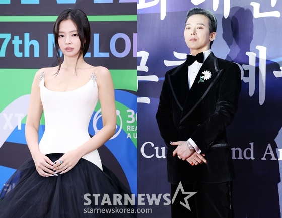 제니(왼쪽), 지드래곤/사진=스타뉴스