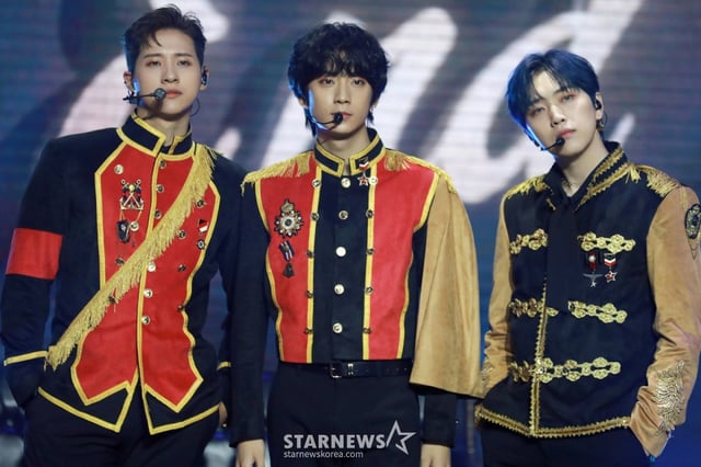 그룹 B1A4 신우, 산들, 공찬이사진제공 : WM엔터테인먼트)