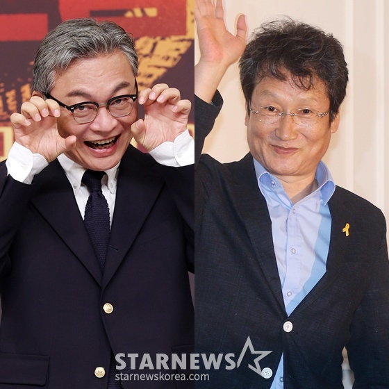 왼쪽부터 김의성, 문성근 /사진=스타뉴스