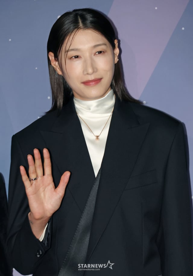 신인감독 김연경의 김연경이 29일 오후 서울 마포구 상암동 MBC에서 진행된 '2025 MBC 방송연예대상' 레드카펫행사에 참석해 포즈를 취하고 있다. /2025.12.29 /사진=이동훈 photoguy@