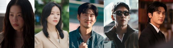 (왼쪽부터) 고현정 한지민 윤계상 이제훈 박형식 /사진=SBS