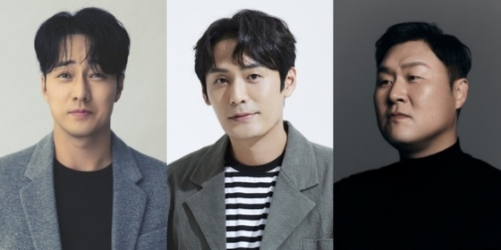 (왼쪽부터) 소지섭 최대훈 윤경호/사진=피프티원케이, 에이스팩토리, 눈컴퍼니