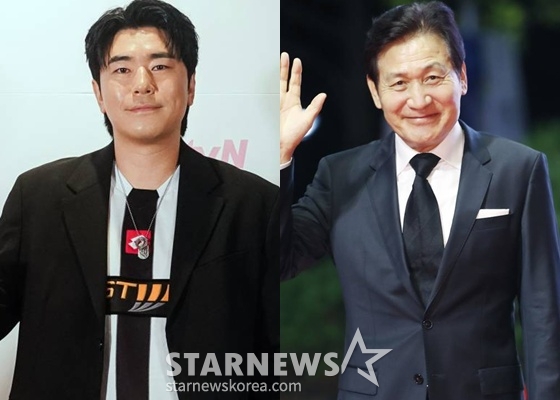 이시언, 故안성기 /사진=스타뉴스
