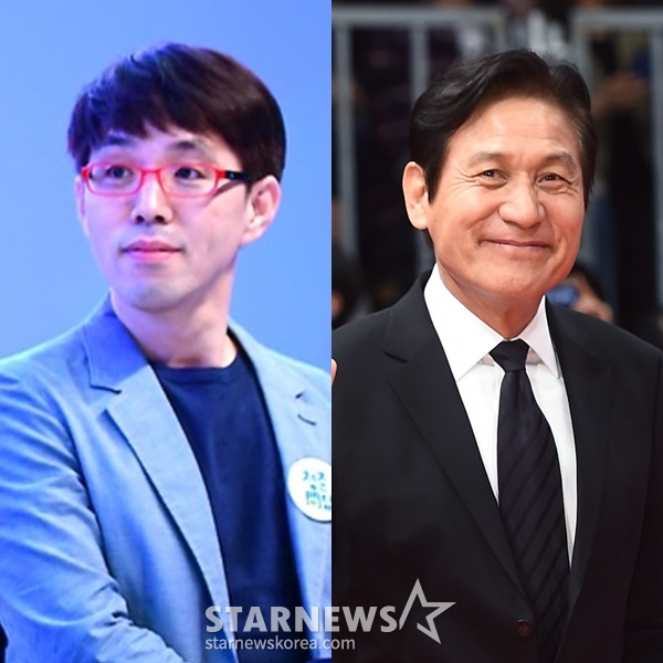 이동진, 고 안성기 /사진=스타뉴스