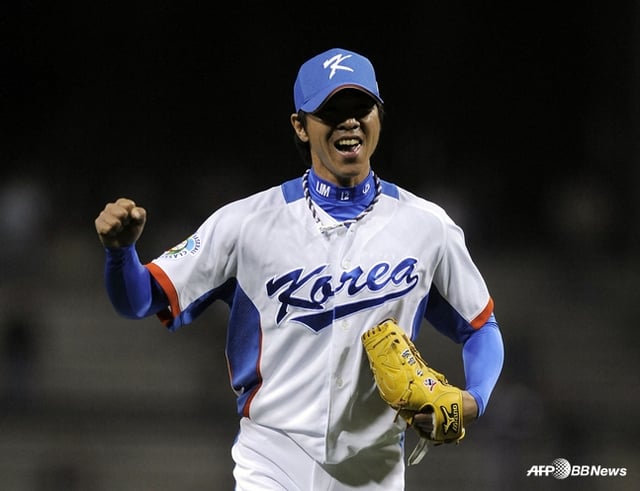 2009 WBC에 나섰던 임창용의 모습. /AFPBBNews=뉴스1