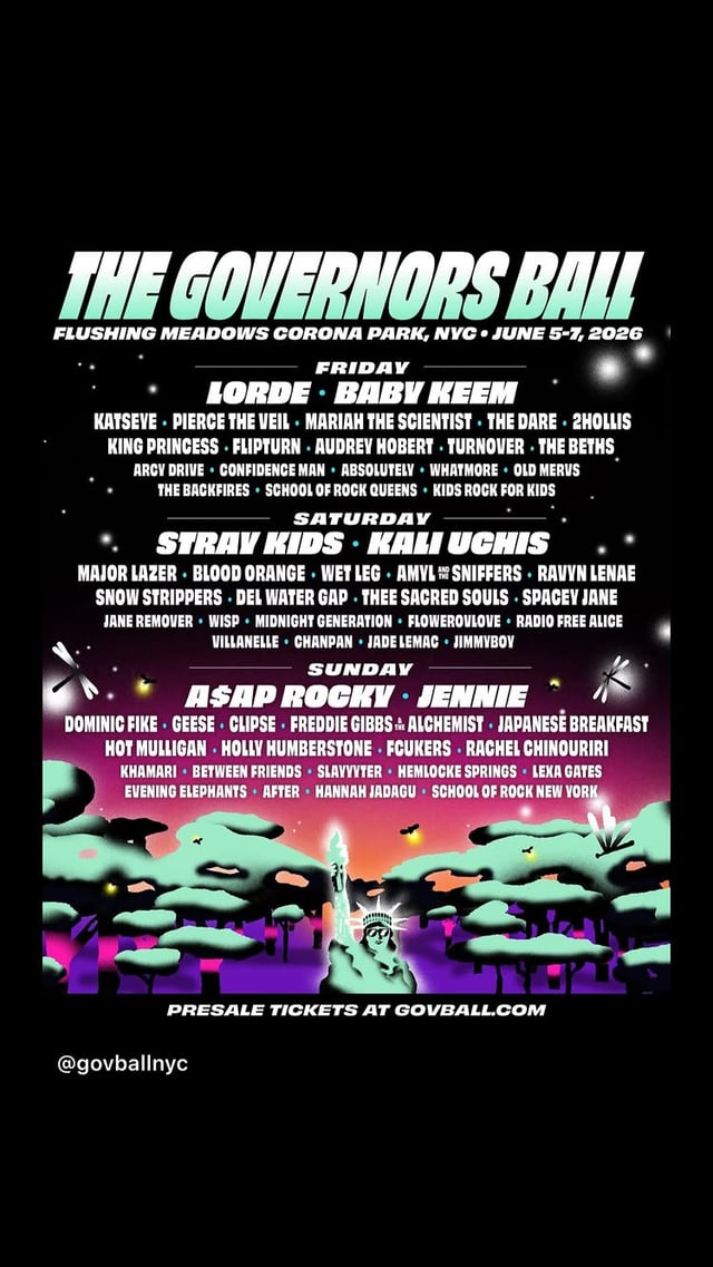 /사진=THE GOVERNORS BALL