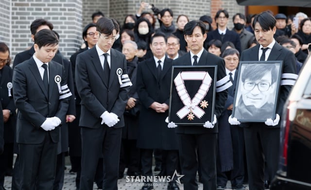 9일 서울 중구 명동성당에서 지난 5일 별세한 국민배우 故 안성기의 장례미사가 엄수되고 있다./2026.01.09 /사진=김휘선 hwijpg@