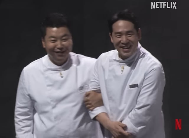 왼쪽부터 정호영, 샘킴 셰프 /사진=넷플릭스