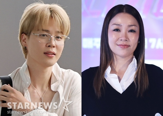 방탄소년단 지민(BTS JIMIN)과 박정현 /사진=스타뉴스, ENA