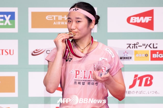 '배드민턴 여제' 안세영. /AFPBBNews=뉴스1