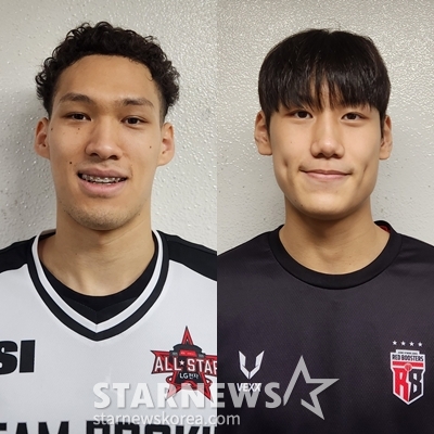퓨처스 스타대상 수상자 에디 다니엘(2025)과 박정웅(2024). /사진=박건도 기자