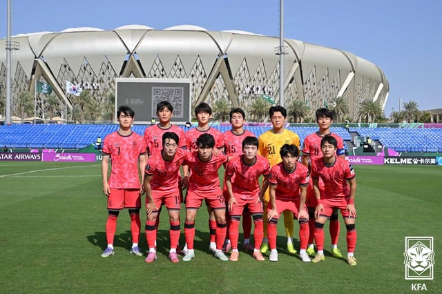 한국 U-23 축구대표팀. /사진=대힌축구협회 제공