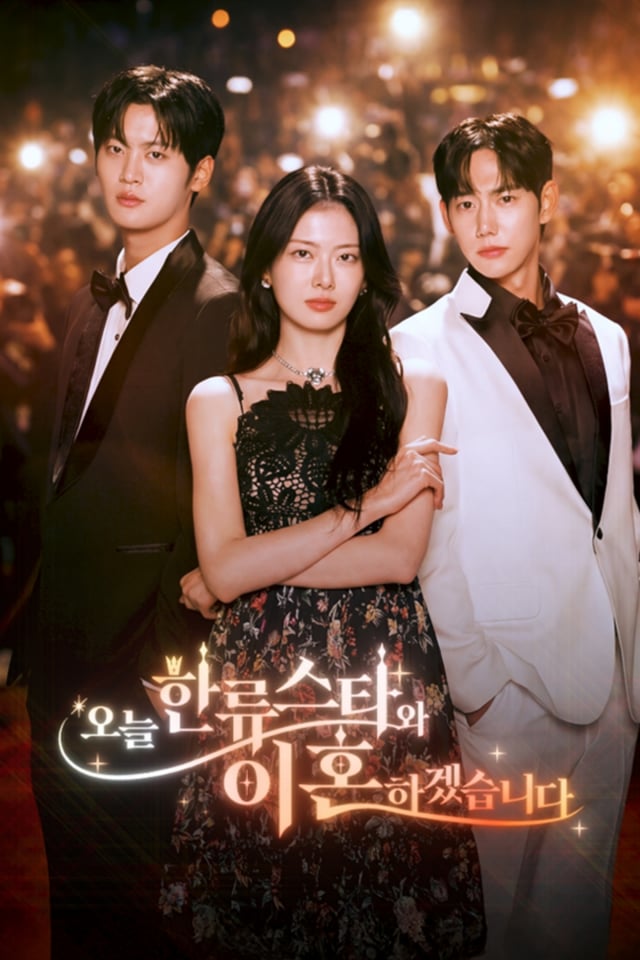 쟈니브로스의 숏폼 드라마 '오늘 한류스타와 이혼하겠습니다'  포스터