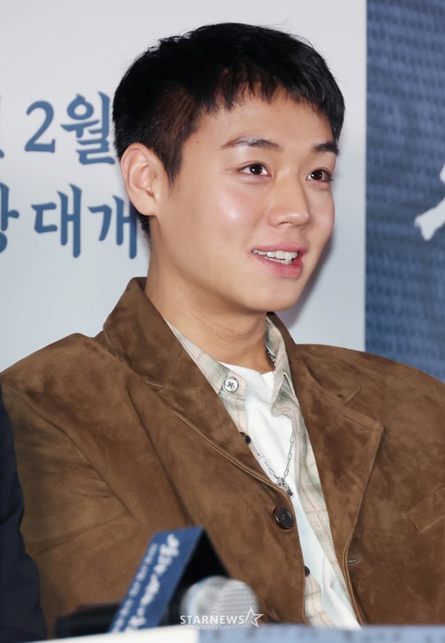배우 박지훈이 21일 오후 서울 강남구 메가박스 코엑스에서 진행된 영화 '왕과 사는 남자' 언론배급시사회 및 기자간담회에 참석해 질문에 답하고 있다. 1457년 청령포, 마을의 부흥을 위해 유배지를 자처한 촌장과 왕위에서 쫓겨나 유배된 어린 선왕의 이야기 '왕과 사는 남자'는 내달 4일 개봉한다. /2026.01.21 /사진=이동훈 photoguy@