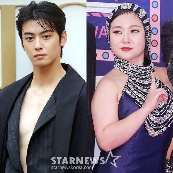 차은우(왼쪽)와 황정음 /사진=스타뉴스