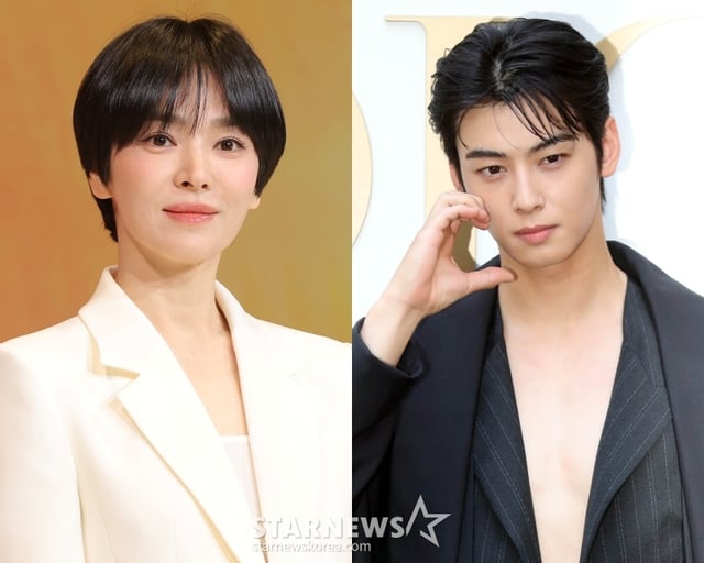 송혜교, 차은우 /사진=스타뉴스