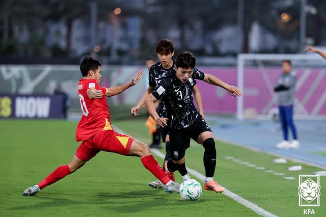 24일 사우디아라비아 제다에서 열린 한국과 베트남의 2026 AFC U-23 아시안컵 3위 결정전 경기 모습. /사진=대한축구협회 제공
