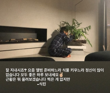 /사진=뷔 SNS