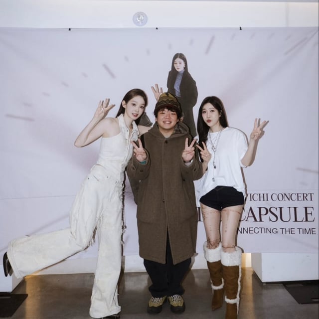 왼쪽부터 강민경, 곽튜브, 이해리 /사진=곽튜브 인스타그램