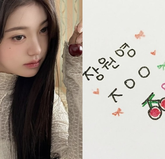 /사진=장원영, 포에버 체리 각 인스타그램 캡처