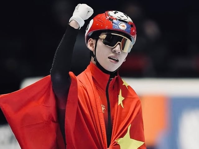 中国ショートトラック国家代表の林暁俊(リン·シャオジュン、韓国名イム·ヒョジュン)。 /写真=林暁軍のSNSキャプチャー