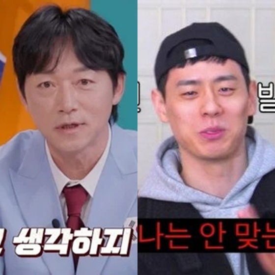 왼쪽부터 김남일, 이관희 /사진=JTBC, 유튜브 채널 '농구선수갓관희' 각 캡처