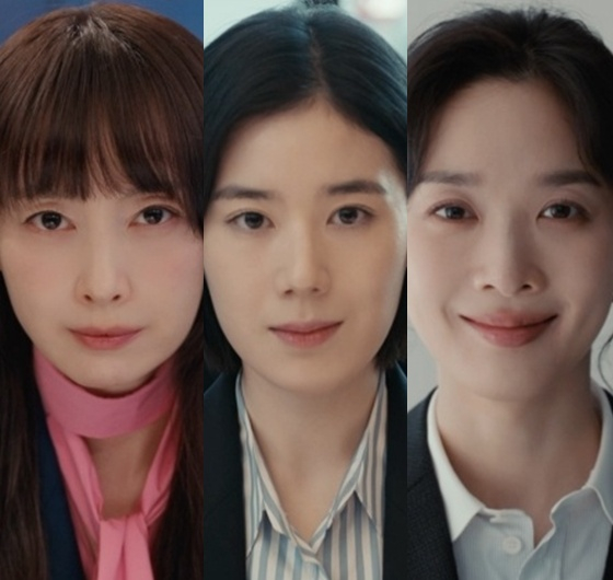왼쪽부터 이나영, 정은채, 이청아 /사진=ENA '아너: 그녀들의 법정'