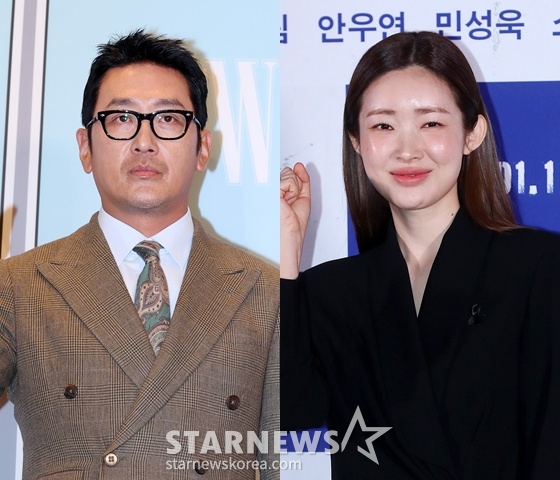 배우 하정우, 차정원 /사진=스타뉴스